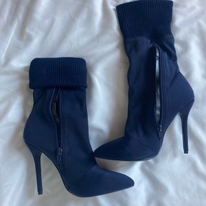 Heeled Sock Stiletto Boots
